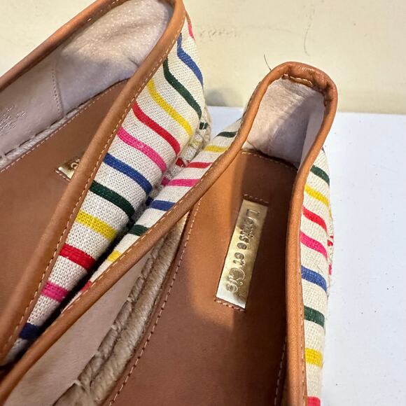 Louise et Cie Espadrille Adige Striped Pineapple Colorful Flat Slip On Shoes 8.5 - Picture 3 of 9